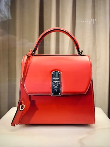 Hand Bag Red Velvet